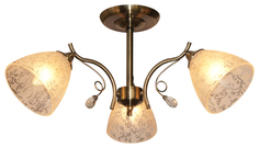 Потолочная люстра IDLamp Orebella 852/3PF-Oldbronze