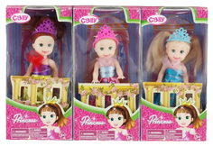 Кукла Наша Игрушка принцесса Cally 10 см C007