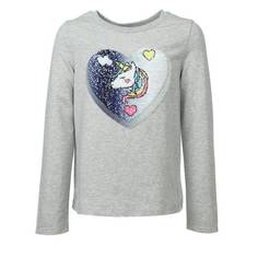 Футболка с длинным рукавом Choupette, цв. серый, 140 р-р