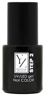 Лак для ногтей YLLOZURE UV-LED gel Nail COLOR Малиновый глиттер 11,5 мл YZ
