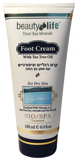 Крем для ног Beauty Life С маслом чайного дерева 180 мл
