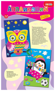 Аппликация Дрофа-Медиа Сова и пингвин