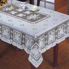 Скатерть ПВХ С801 137х180см CROCHET No Brand