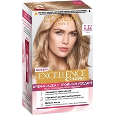 Крем-краска для волос LOreal Excellence стойкая тон 8.12 "Мистический блонд"