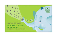 Патчи для очищения кожи Nature Republic Blackhead Clear Nose Pack 1 шт