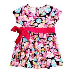 Платье Веселый малыш, цв. розовый, 128 р-р