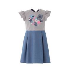 Платье Goldy, цв. серый, 122 р-р