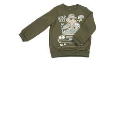 Толстовка Веселый малыш, цв. хаки, 110 р-р