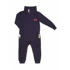 Комбинезон детский Lucky Child, цв. темно-синий, 74 р-р