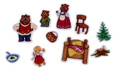 Развивающая игрушка Vladi Toys Три медведя