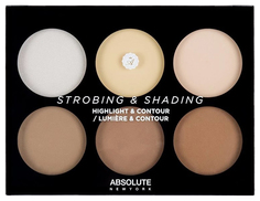 Корректор для лица Absolute New York Strobing and Shading Palette Light To Medium