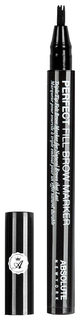 Карандаш для бровей Absolute New York Perfect Fill Brow Marker Raven
