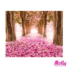 Картина по номерам Molly 40х50 см Цветение сакуры