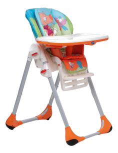 Стульчик Chicco Polly 2 в 1 Лесные друзья 7907433