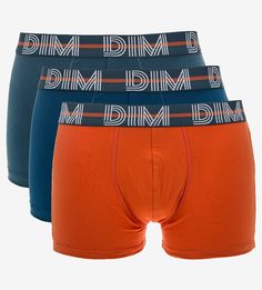 Трусы мужские Dim 01QU 87I O.B/B.A синие/оранжевые M