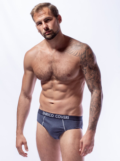 Трусы слип мужские Enrico Coveri синие XL