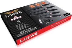 Набор ножей c антибактериальным покрытием Loewe LW-18130