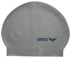 Шапочка для плавания Arena SoftLatex silver/navy, латекс, 91294 57