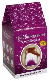 Набор для опытов "Удивительные кристаллы"- Фиолетовый Бумбарам