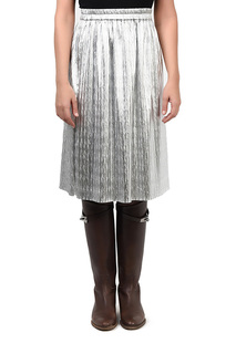 Юбка женская Caterina Leman серебристая 42