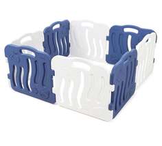 Манеж iFam Shell 133x133x60 синий/белый