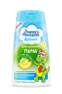 Пена для ванны детская Дракоша Happy Moments, дыня, 240 мл
