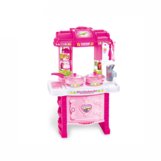 SHANTOU Игровой набор Кухня, 27 деталей, свет., звук. эффект, в/к 40,5*9*44 см JB201932