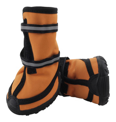Обувь для собак Triol размер M, 2 шт черный, оранжевый