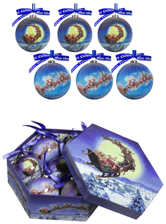 Набор шаров Mister Christmas PM-70-7 Разноцветный