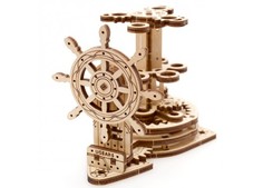 Конструктор деревянный Ugears 3D-пазл штурвал-органайзер