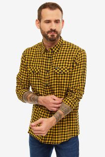Рубашка мужская Wrangler желтая