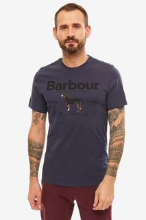 Футболка мужская Barbour синяя