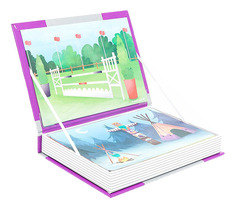 Магнитная книга-игра Janod Лошадки