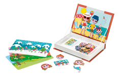 Настольная игра Janod Магнитная книга-игра Времена года