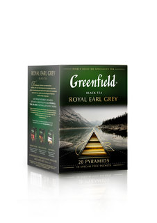 Чай черный Greenfield в пирамидках royal earl grey 20 пакетиков
