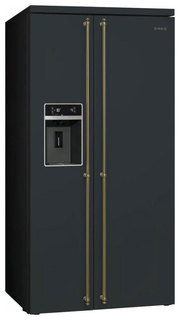 Холодильник Smeg SBS 8004 AO Black