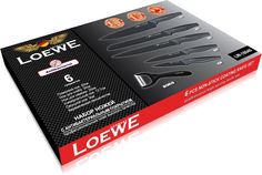 Набор ножей c антибактериальным покрытием Loewe LW-18040