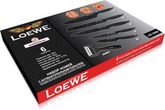 Набор ножей 1х10 6 предметов LOEWE LW-18060