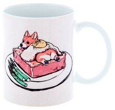 Керамическая кружка 3Dollara Корги. MUG0212