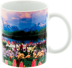 Керамическая кружка 3Dollara Горные цветы. MUG0092