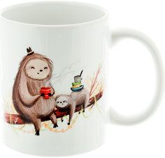 Керамическая кружка 3Dollara Ленивцы. Чай. MUG0080