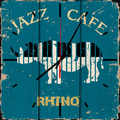 Настенные часы Джаз кафе 40 х 40 см Дом Корлеоне