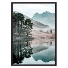 Постер в рамке Озеро 30 х 40 см Дом Корлеоне