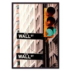 Постер в рамке Светофор 21 х 30 см Дом Корлеоне