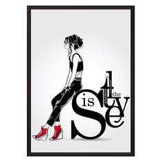 Постер в рамке Стиль 40 х 60 см Дом Корлеоне