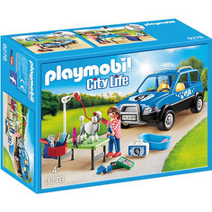 Конструктор Playmobil «Отель для животных: Мобильный грумер для животных»