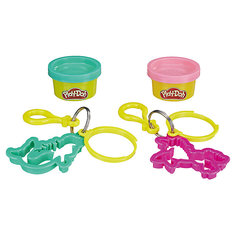 Игровой набор Play-Doh "Баночка и штамп" Брелок русалка и единорог Hasbro