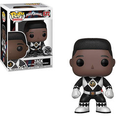 Фигурка Funko POP! Vinyl: "Могучие рейнджеры" Чёрный рейнджер Зак без шлема, 32808