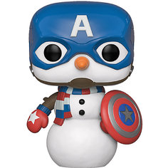 Фигурка Funko POP! Bobble: Marvel: Рождественский Капитан Америка, 43335