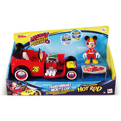 Игровой набор IMC Toys Микки и весёлые гонки Автомобиль Микки Мауса, 2 в 1